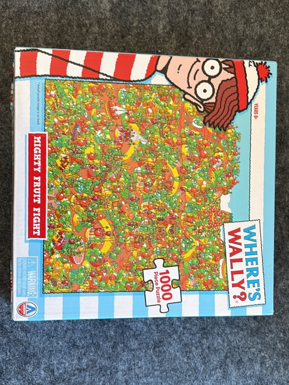 Where's Wally? Mighty Fruit Fight 1000-Piece Puzzle - Multicolor